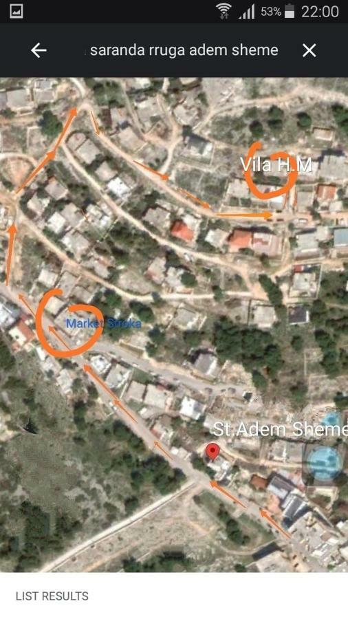 Comfort Guest Rooms Vila Hm Saranda Zewnętrze zdjęcie